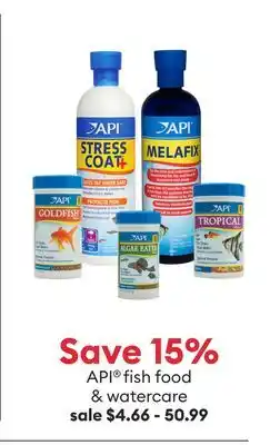 Petsmart API fish food & watercare offer