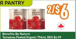 Healthy Planet Benefits By Nature Tomatoes Peeled Organic offer