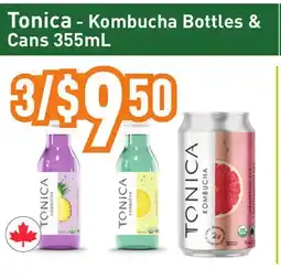Healthy Planet Tonica - Kombucha Bottles & Cans offer