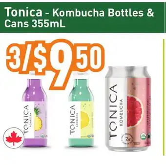 Healthy Planet Tonica - Kombucha Bottles & Cans offer