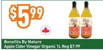Healthy Planet Benefits By Nature Apple Cider Vinegar Organic offer