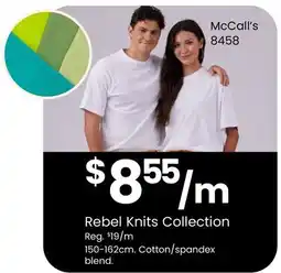 Fabricland Rebel Knits Collection offer
