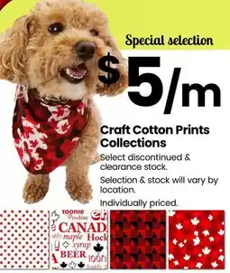 Fabricland Craft Cotton Prints Collections offer