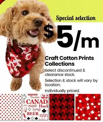 Fabricland Craft Cotton Prints Collections offer