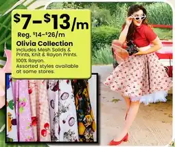 Fabricland Olivia Collection offer