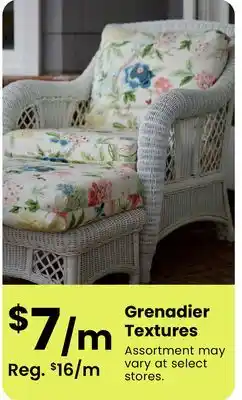 Fabricland Grenadier Textures offer