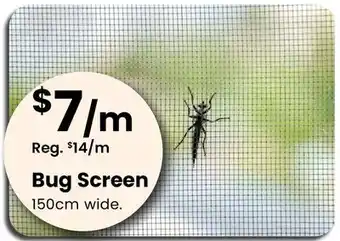 Fabricland Bug Screen offer