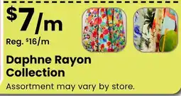 Fabricland Daphne Rayon Collection offer