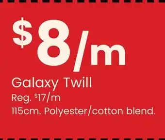 Fabricland Galaxy Twill offer