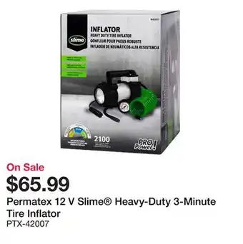 Bumper to Bumper 12 V Slime Heavy-Duty 3-Minute Tire Inflator offer