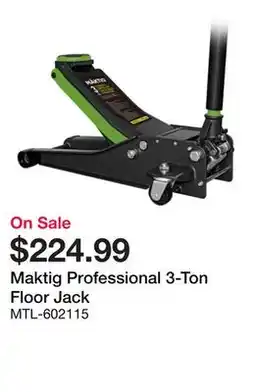 Bumper to Bumper Professional 3-Ton Floor Jack offer