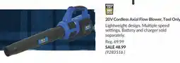 Princess Auto 20V Cordless Axial Flow Blower offer