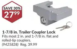 Princess Auto 1-7/8 in. Trailer Coupler Lock offer