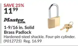 Princess Auto 1-9/16 in. Solid Brass Padlock offer