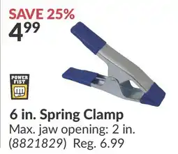 Princess Auto 6 in. Spring Clamp Max offer