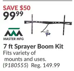 Princess Auto 7 ft Sprayer Boom Kit offer