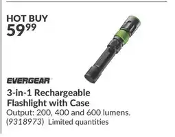 Princess Auto 3-in-1 Rechargeable Flashlight with Case offer