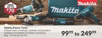 Princess Auto Makita Power Tools offer