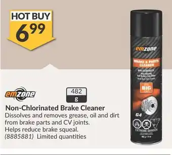 Princess Auto Non-Chlorinated Brake Cleaner offer