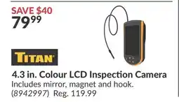Princess Auto 4.3 in. Colour LCD Inspection Camera offer
