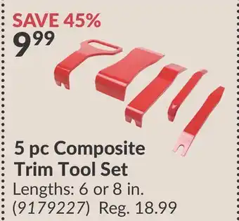 Princess Auto 5 pc Composite Trim Tool Set offer