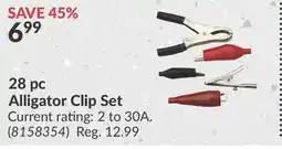 Princess Auto 28 pc Alligator Clip Set offer