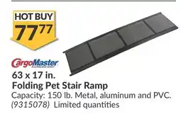 Princess Auto 63 x 17 in. Folding Pet Stair Ramp offer