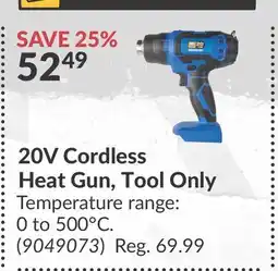 Princess Auto 20V Cordless Heat Gun, Tool Only offer