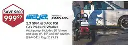 Princess Auto 2.3 GPM @ 3,400 PSI Gas Pressure Washer offer