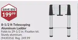 Princess Auto 8-1/2 ft Telescoping Aluminum Ladder offer