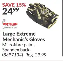 Princess Auto Large Extreme Mechanic's Gloves offer