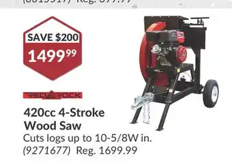 Princess Auto 420cc 4-Stroke Wood Saw offer