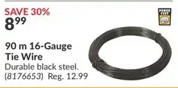 Princess Auto Power Fist 90 m 16-Gauge Tie Wire offer