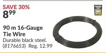 Princess Auto Power Fist 90 m 16-Gauge Tie Wire offer