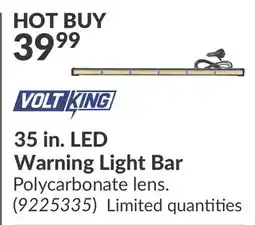 Princess Auto VOLTKING 35 in. LED Warning Light Bar offer