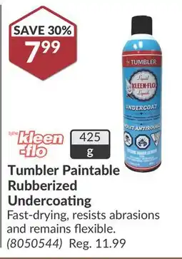 Princess Auto Tumbler Paintable Rubberized Undercoating offer
