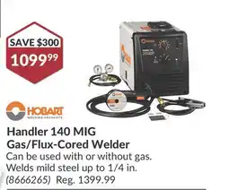 Princess Auto Handler 140 MIG Gas/Flux-Cored Welder offer
