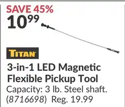 Princess Auto 3-in-1 LED Magnetic Flexible Pickup Tool offer