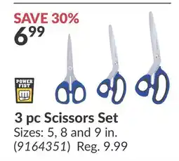 Princess Auto Power Fist 3 pc Scissors Set offer