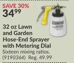 Princess Auto 32 oz Lawn and Garden Hose-End Sprayer with Metering Dial offer