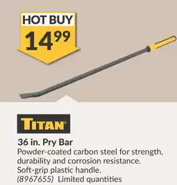 Princess Auto 36 in. Pry Bar offer