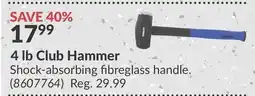 Princess Auto 4 lb Club Hammer offer