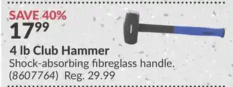 Princess Auto 4 lb Club Hammer offer