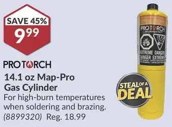 Princess Auto 14.1 oz Map-Pro Gas Cylinder offer