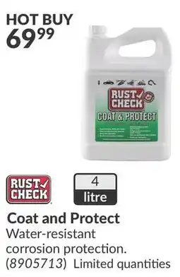 Princess Auto Coat and Protect offer