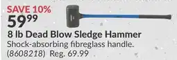 Princess Auto 8 lb Dead Blow Sledge Hammer offer