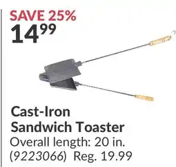 Princess Auto Cast-Iron Sandwich Toaster offer
