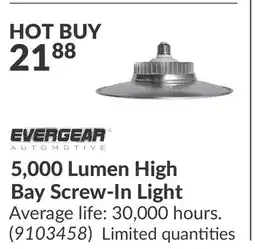 Princess Auto 5, 000 Lumen High Bay Screw-In Light offer