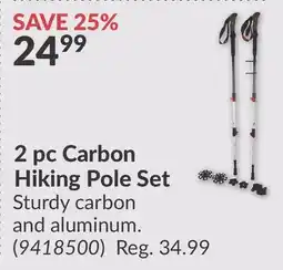 Princess Auto 2 pc Carbon Hiking Pole Set offer