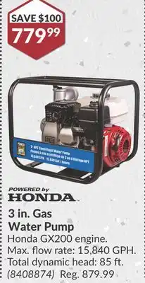 Princess Auto 3 in. Gas Water Pump offer